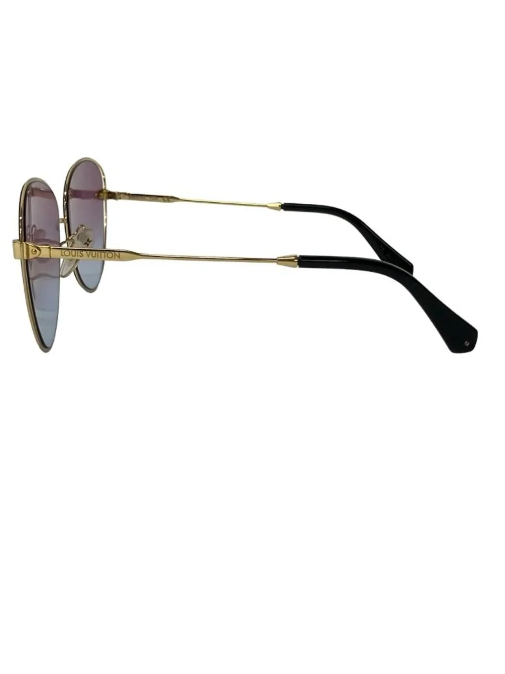 Louis Vuitton Sunglasses a Nous Deux Purple Gold Black Eyewear